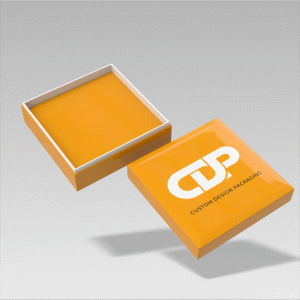 Square jewelry box with lid
