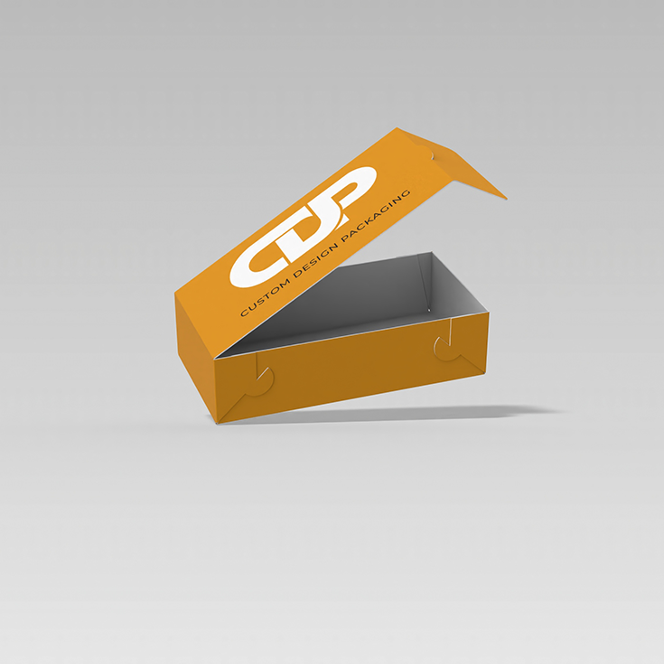 Custom dimensions tray boxes buckle side