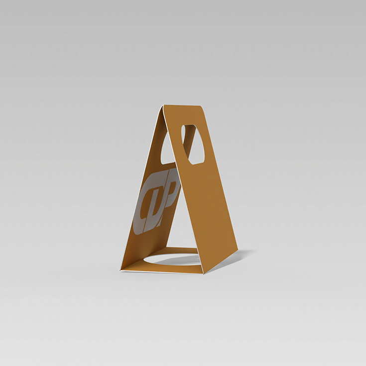 Paper cup holder dieline