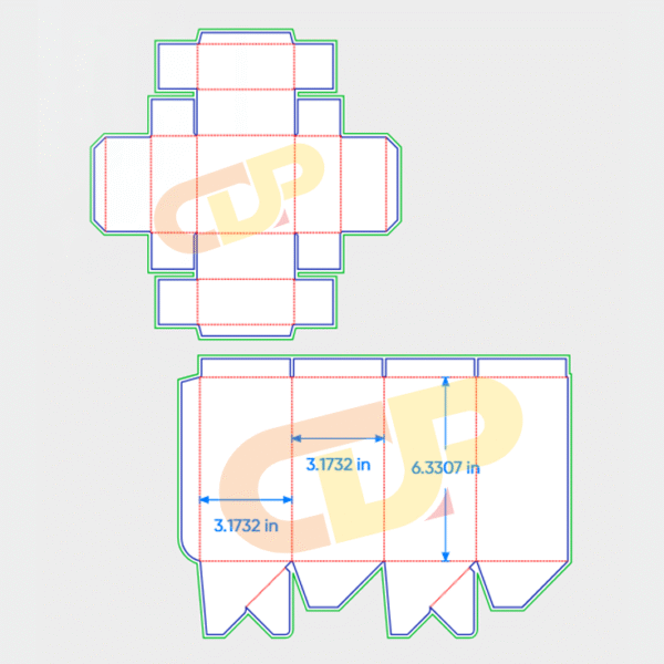 Custom dimensions boxes with lid auto lock bottom - Image 2